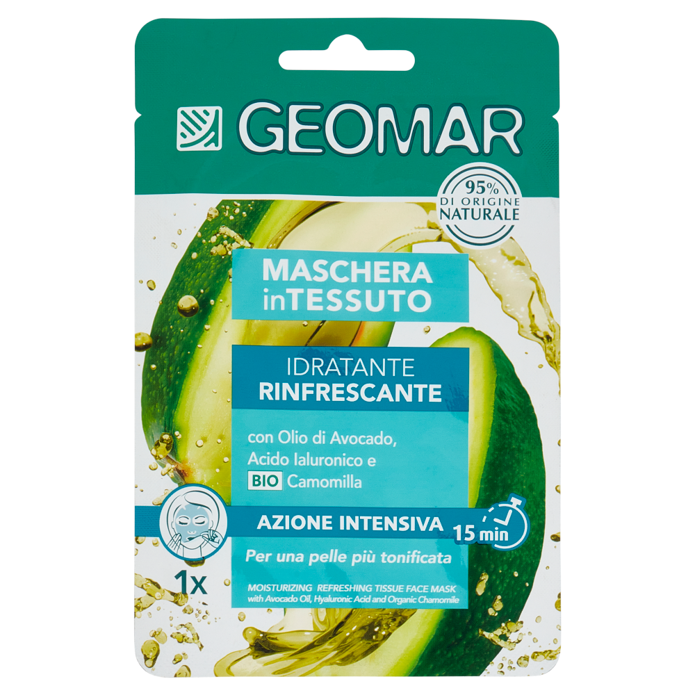 Geomar Maschera in Tessuto Idratante Rinfrescante 22 mL