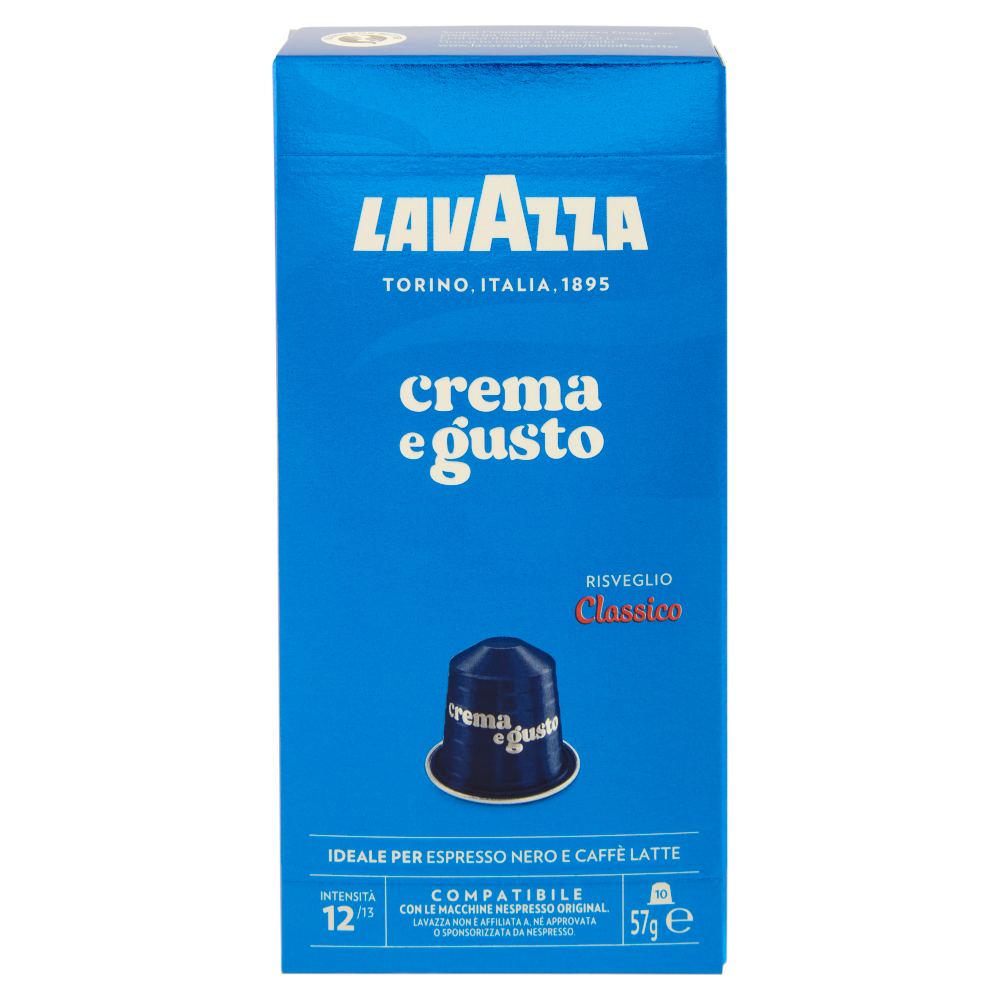 Lavazza crema e gusto Classico Compatibile con Nespresso Original 10 Capsule 57 g