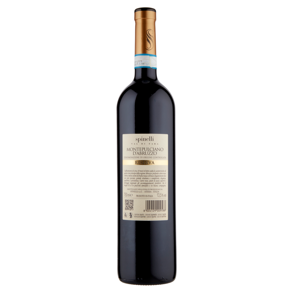 spinelli Val di Fara Montepulciano d'Abruzzo DOC Riserva 750 ml