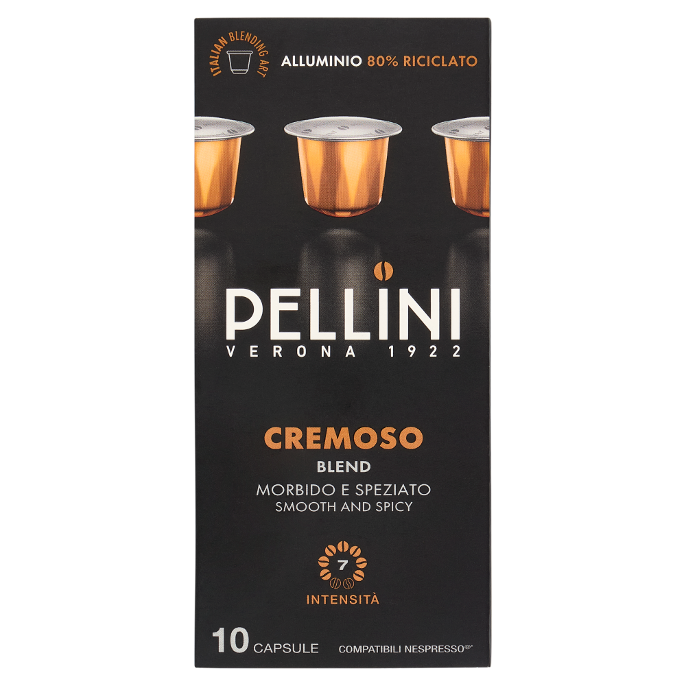 Pellini Cremoso Compatibili Nespresso* 10 Capsule 55 g