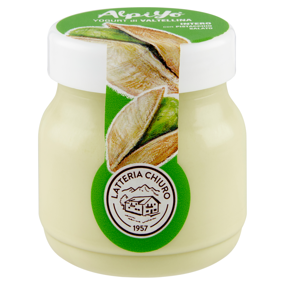 AlpiYò Yogurt di Valtellina Intero con Pistacchio Salato 125 g