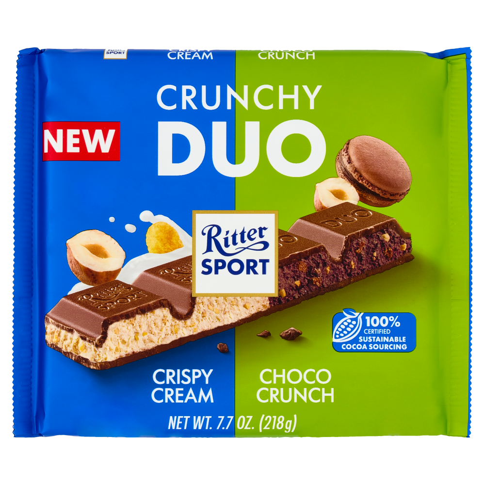 Ritter Sport Crunchy Duo Crispy Cream Choco Crunch 218 g