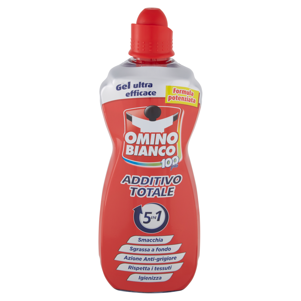 Omino Bianco 100 pi&ugrave; Additivo Totale 5in1 900 ml