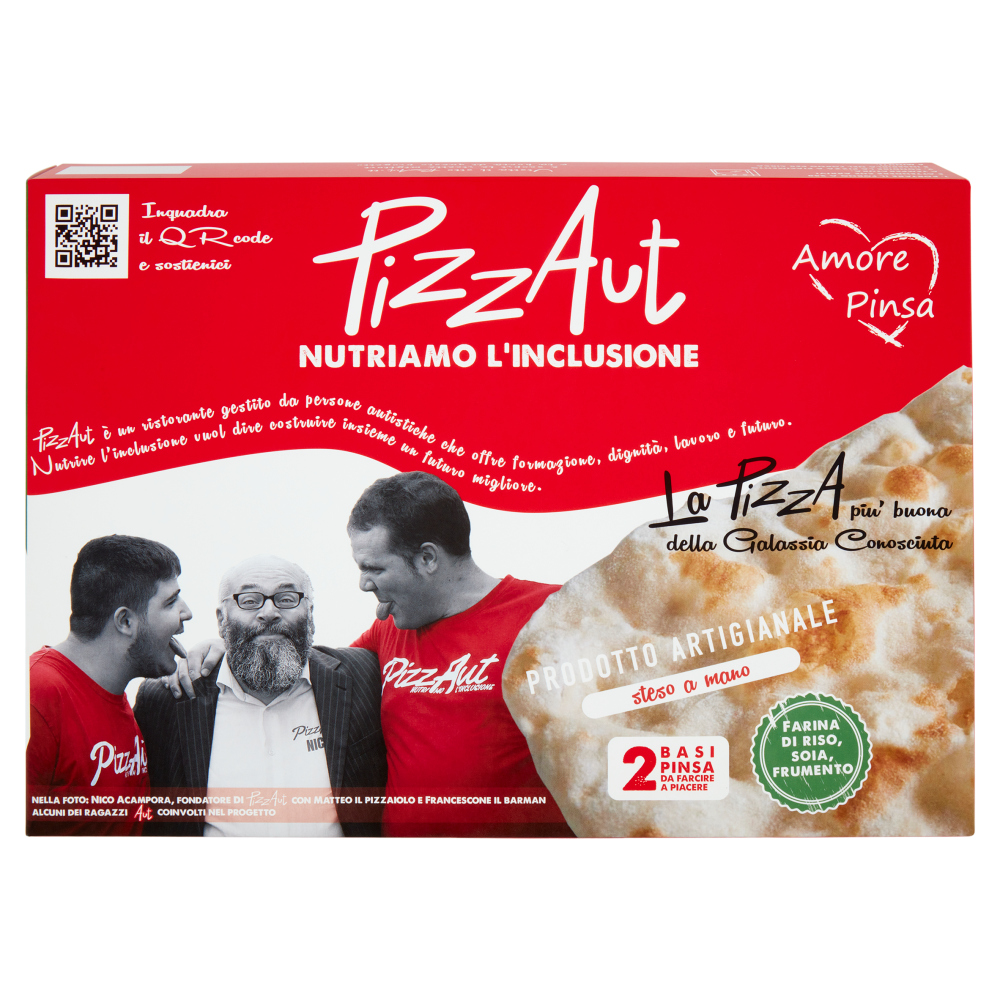 PizzAut 2 Basi Pinsa da Farcire a Piacere 460 g