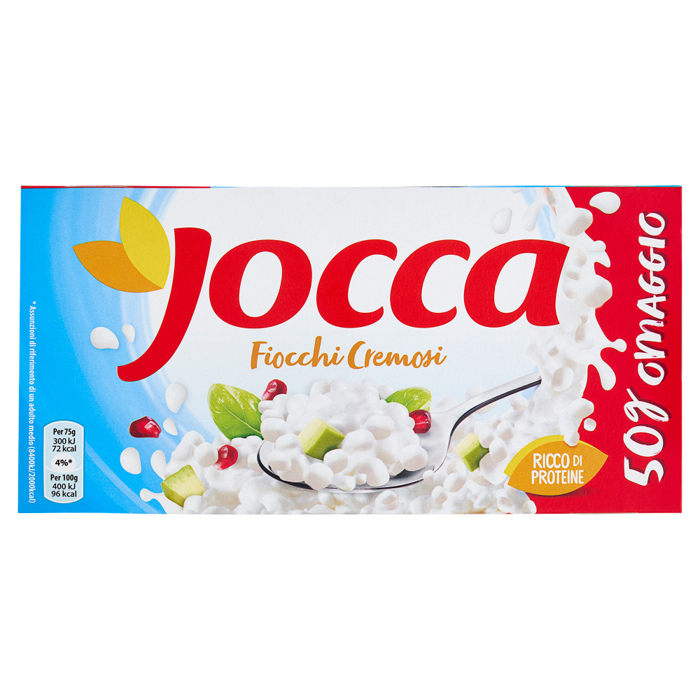 Jocca fiocchi di latte a base di formaggio fresco magro - 2x175g