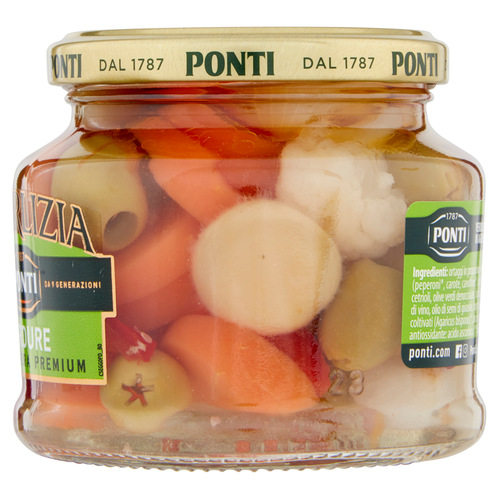 Ponti Peperlizia Verdure Giardiniera Premium 280 g