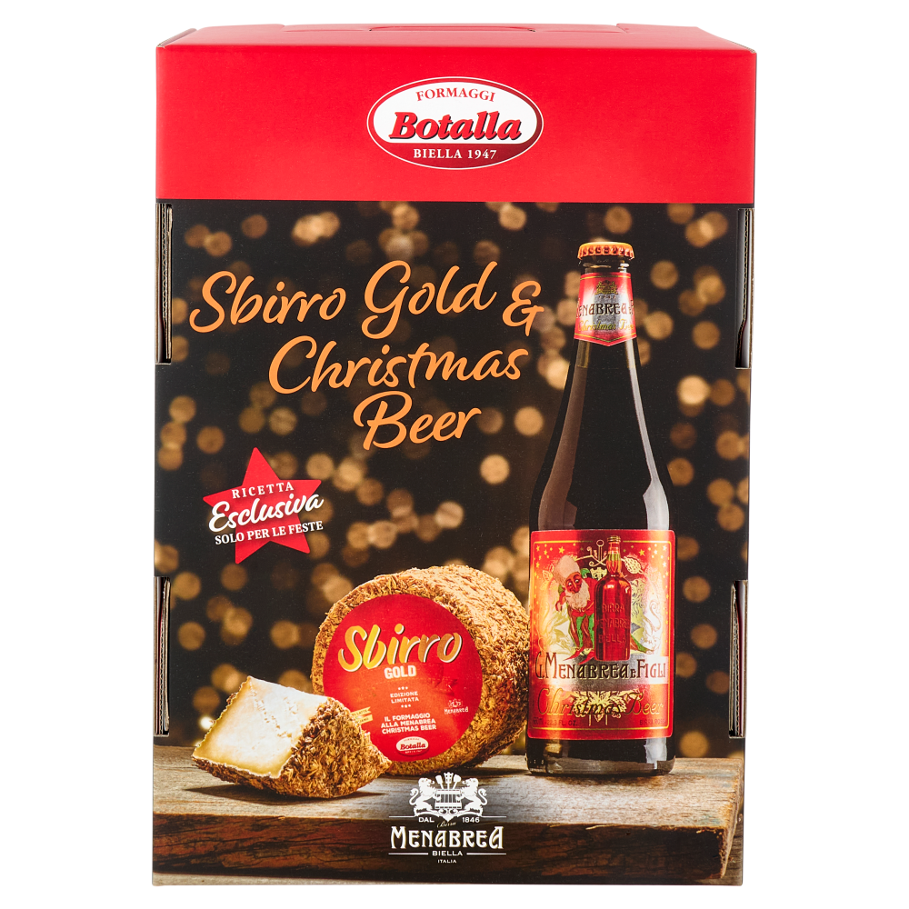  Botalla Sbirro Gold 500 g & Menabrea Christmas Beer 600 ml