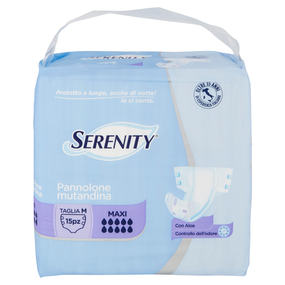 Serenity Pannolone mutandina Maxi Taglia M 15 pz