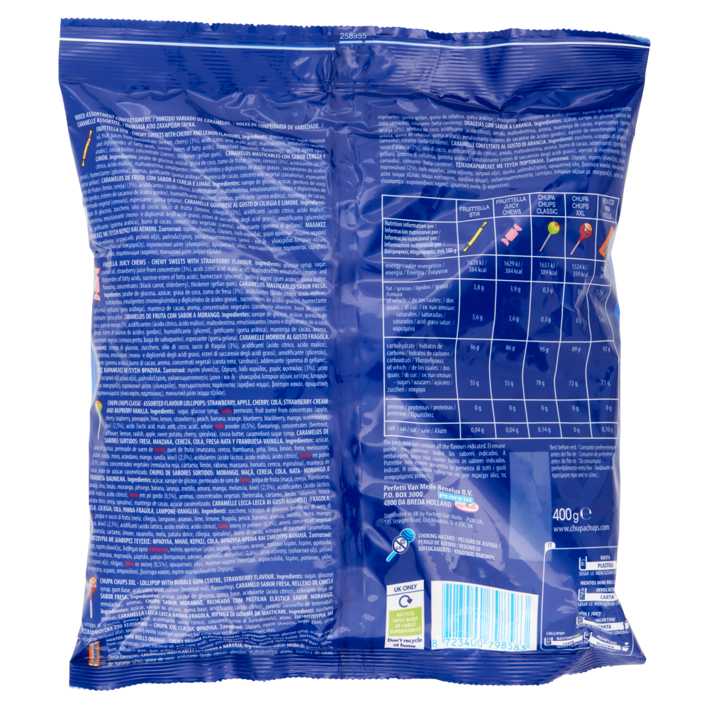 Chupa Chups Party Mix 36 pezzi 400 g