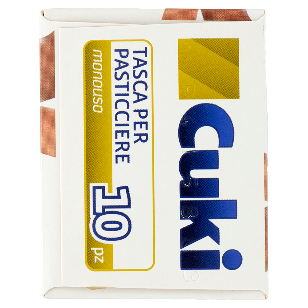 Cuki Prepara Tasca per Pasticciere monouso (10 tasche + 3 beccucci)