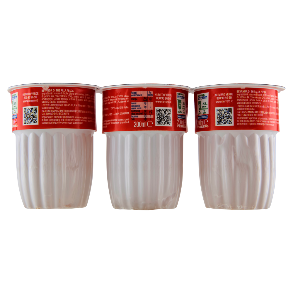 Estathé pesca 3 x 200 ml