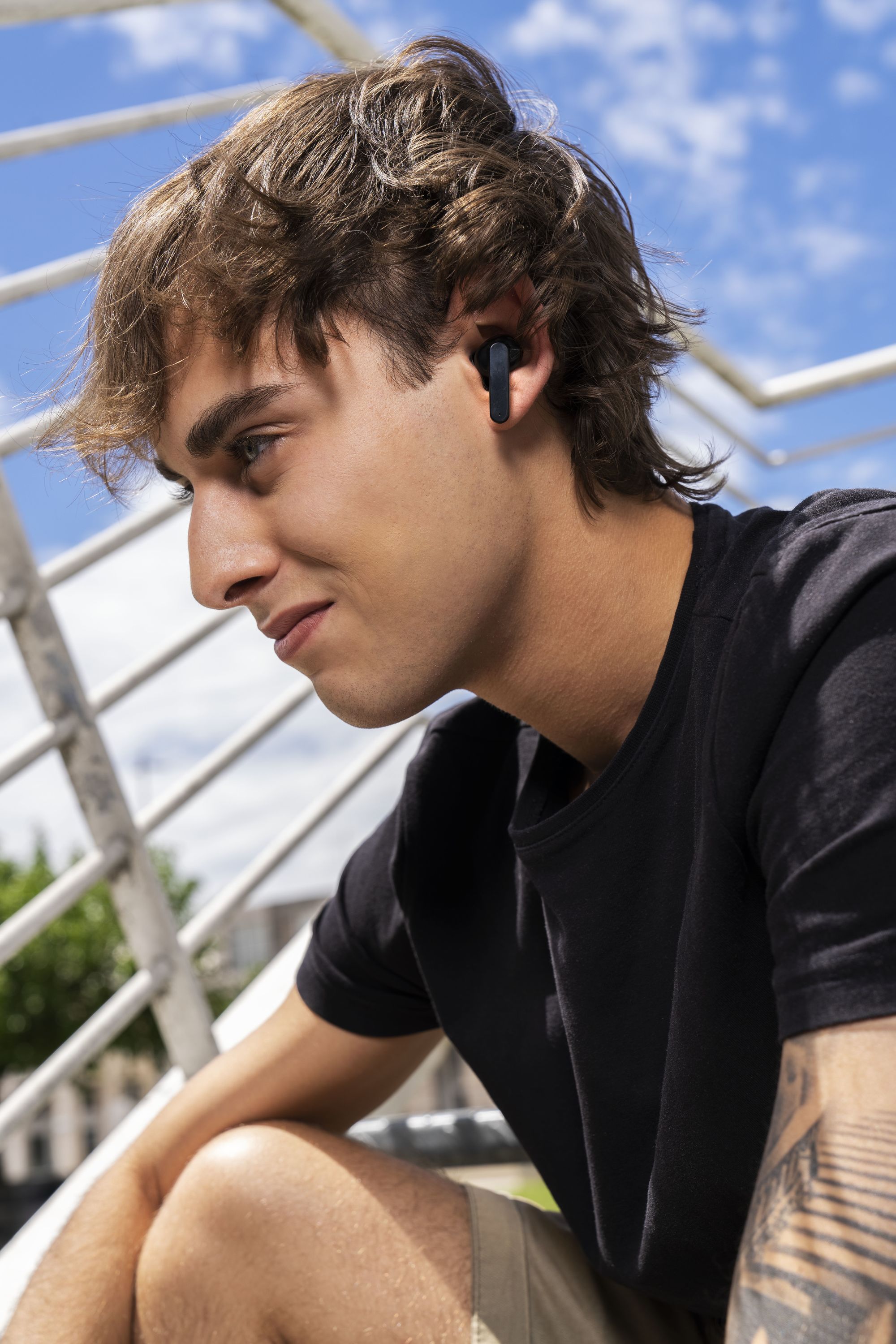 Music Sound Fancy Auricolari Bluetooth TWS in-ear senza fili con custodia di ricarica in vari modelli e colori