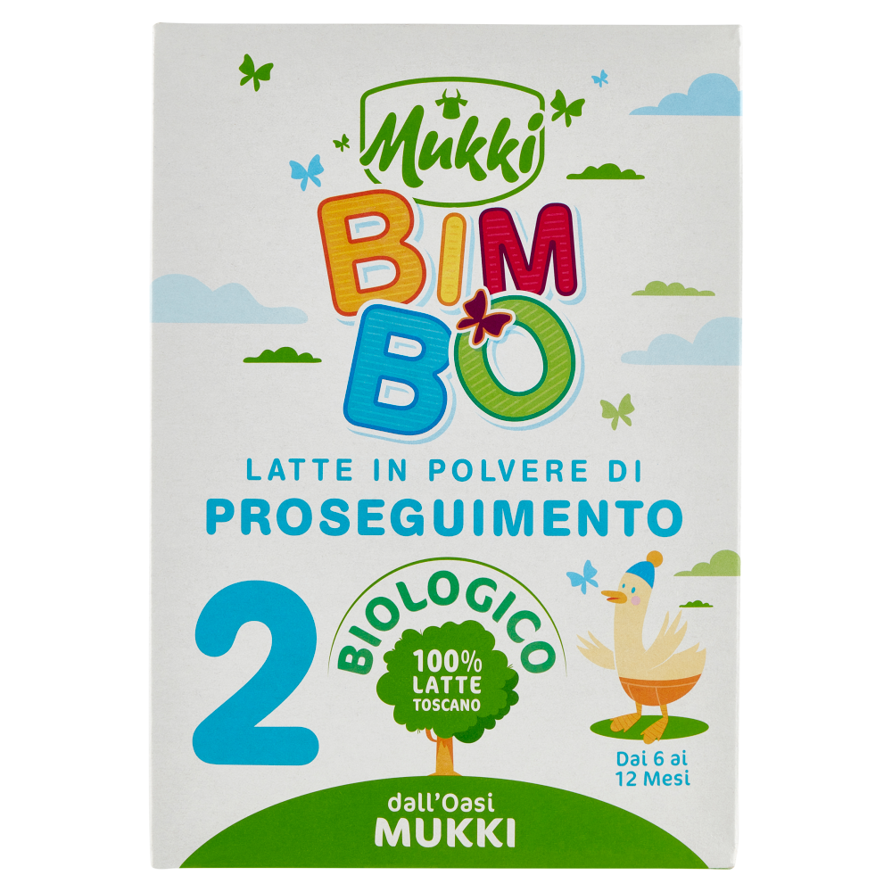Mukki Bimbo Latte in Polvere di Proseguimento 2 Biologico 2 x 350 g