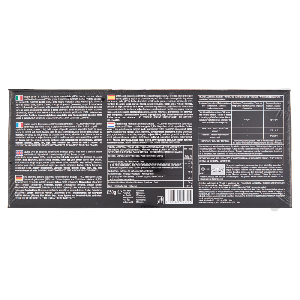 Dolceria Alba Le Torte Meringata 850 g