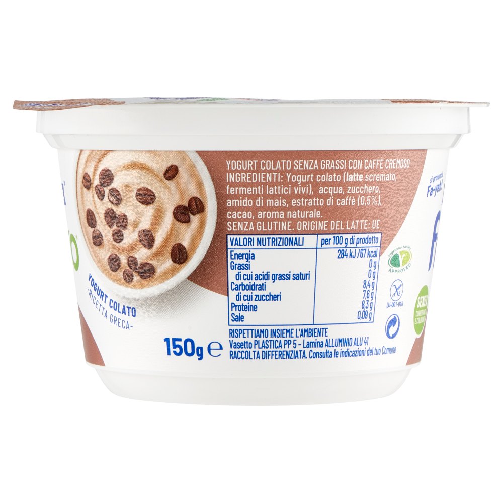 Fage fruyo Caffè 0% Grassi 150 g