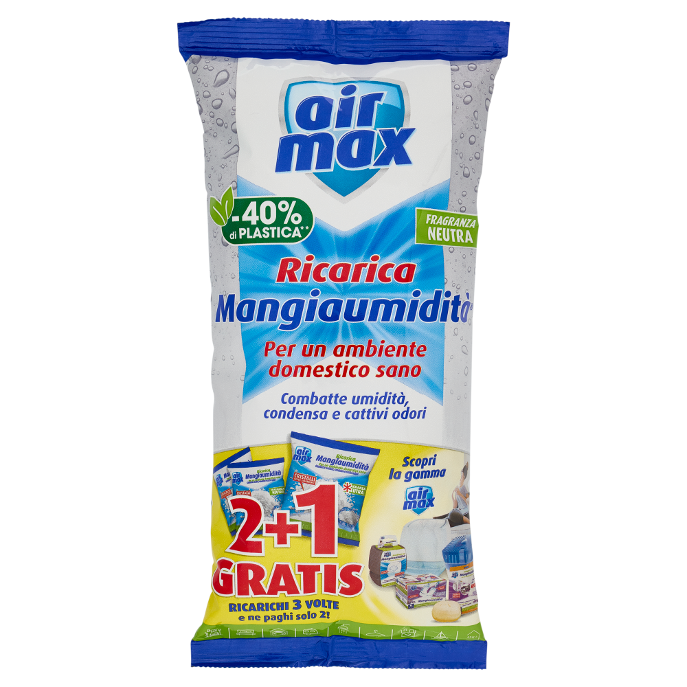 air max Mangiaumidità Ricarica Fragranza Neutra 1350 g