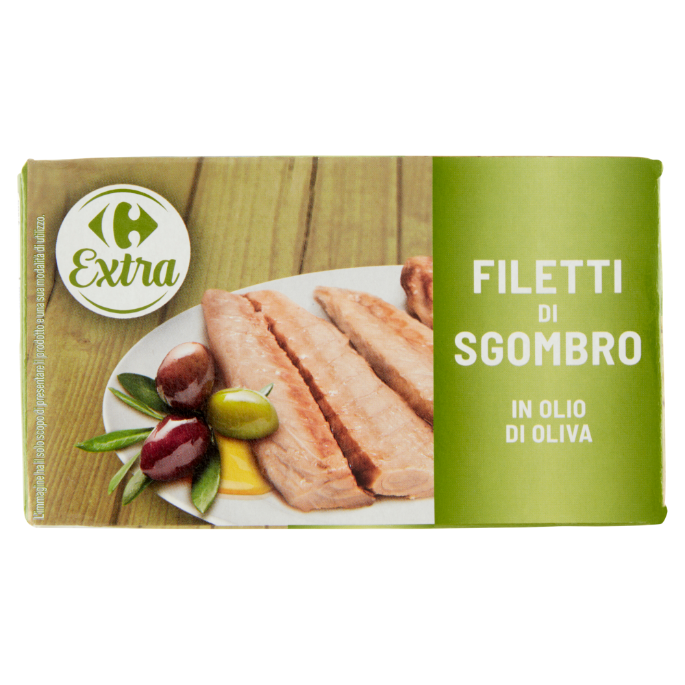 Carrefour Extra Filetti di Sgombro in Olio di Oliva 125 g