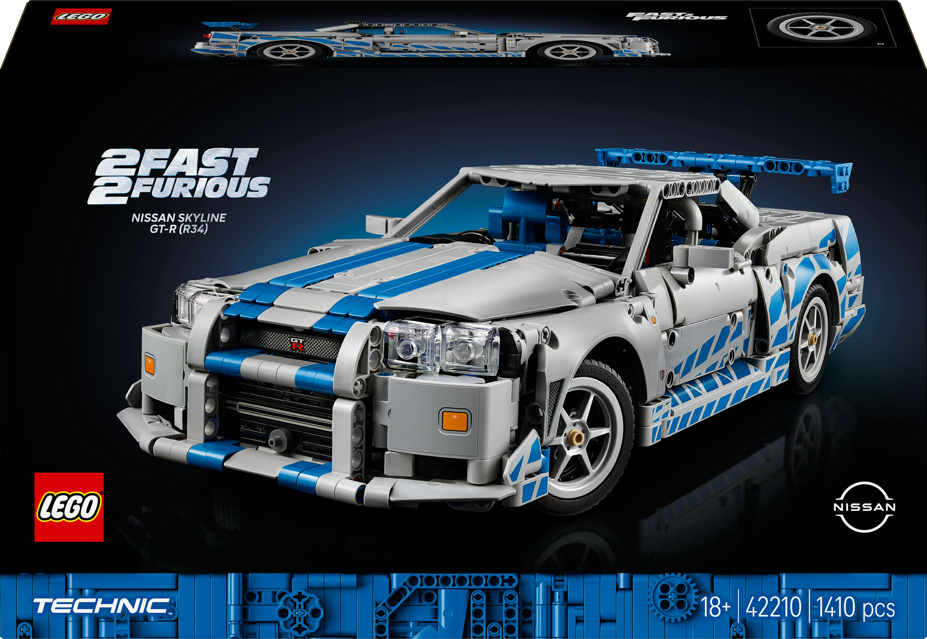 LEGO Technic Auto Nissan Skyline GT-R (R34) 2 Fast 2 Furious