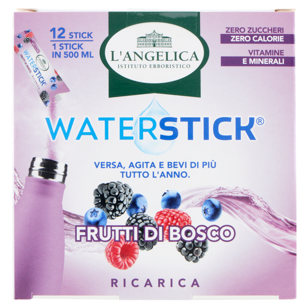 L'Angelica Waterstick Frutti di Bosco Ricarica 12 x 2 g