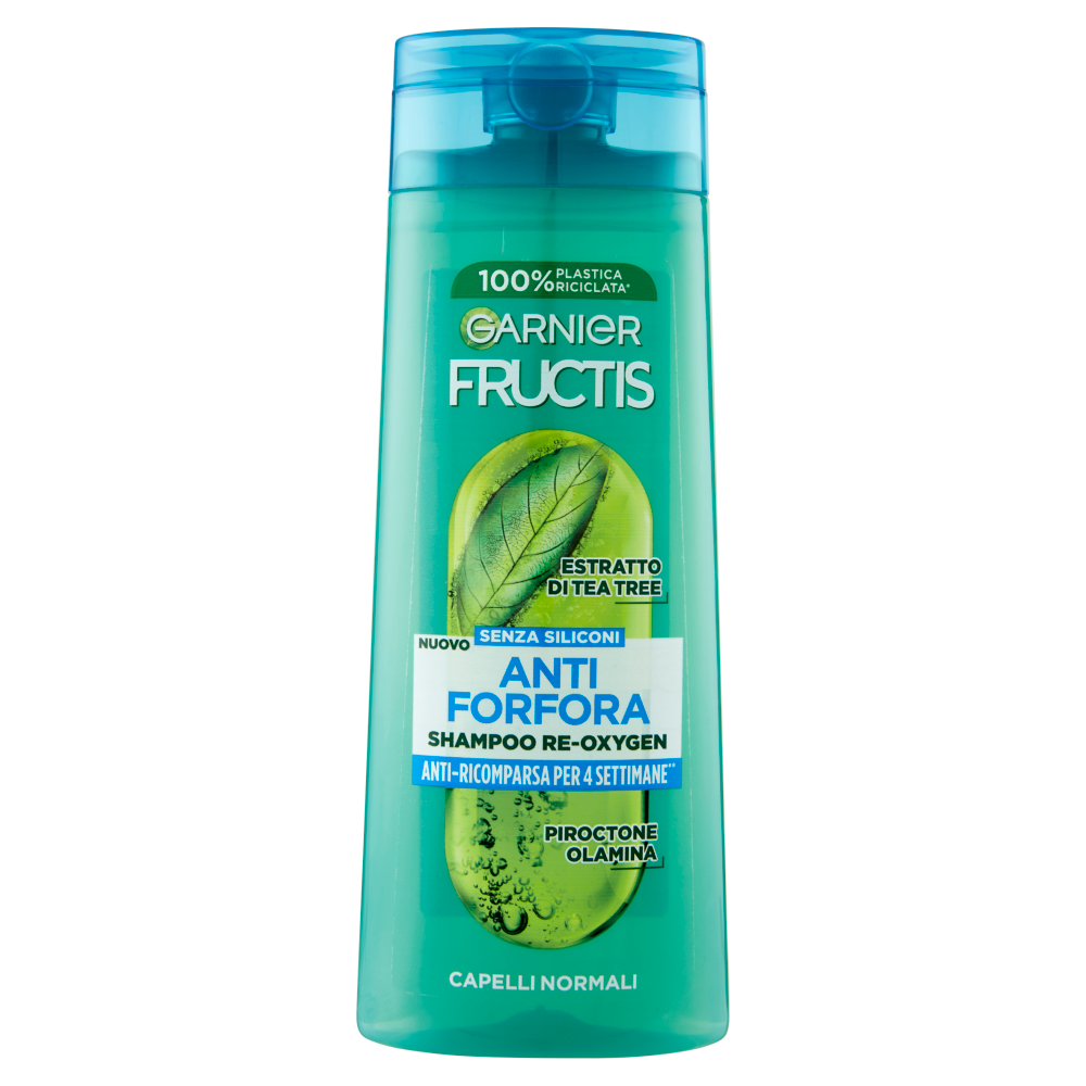 Garnier Fructis Shampoo Antiforfora reoxygen, per capelli normali, 250 ml