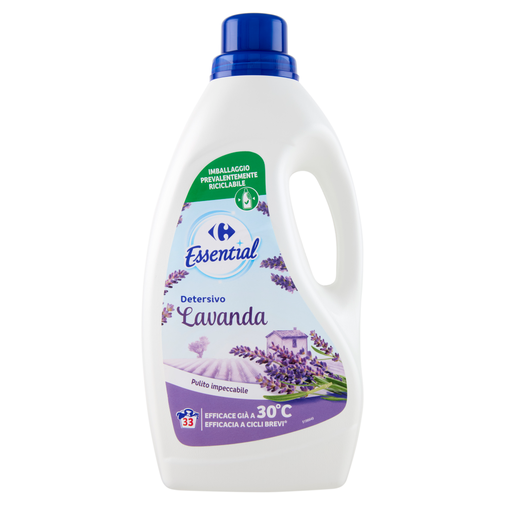 Carrefour Essential Detersivo Lavanda 33 Lavaggi 1,485 L