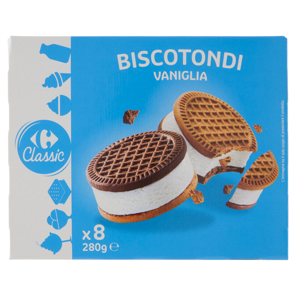Carrefour Classic Biscotondi Vaniglia 8 x 35 g