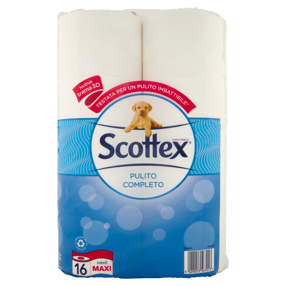 Scottex Pulito Completo Carta Igienica 16 Pz Carrefour