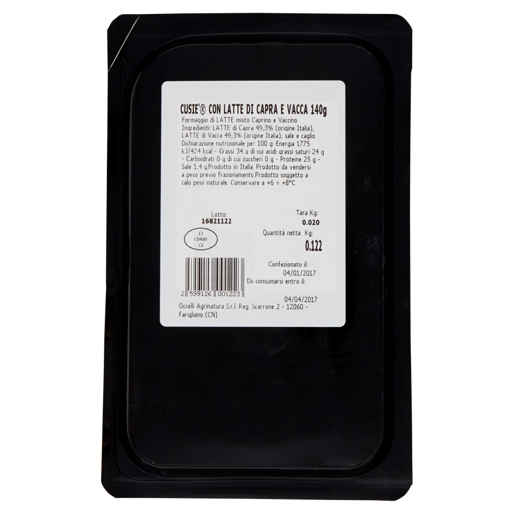 Beppino Occelli Occelli Cusi&egrave; Con latte di capra e vacca