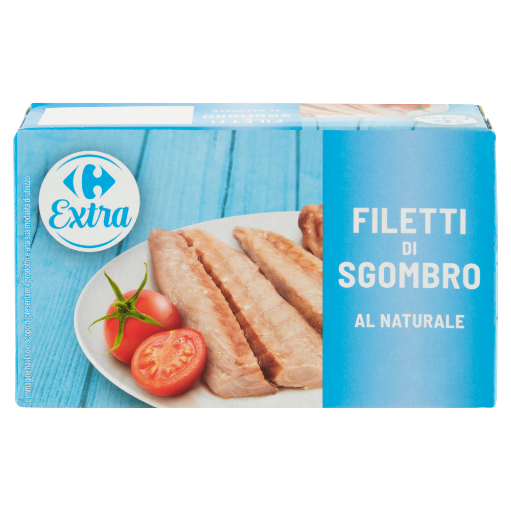 Carrefour Extra Filetti di Sgombro al Naturale 125 g