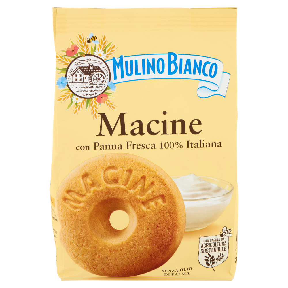 Mulino Bianco Macine Biscotti con Panna Fresca 350g