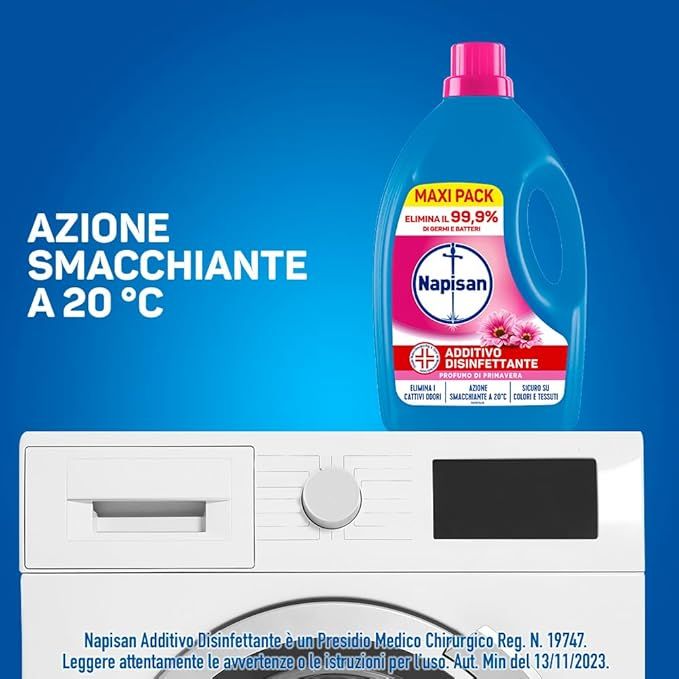 Napisan Additivo Bucato Disinfettante Liquido Primavera 2,2L