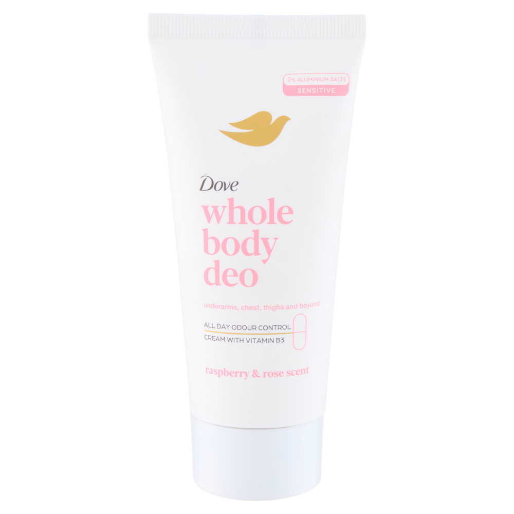 Dove whole body deo Sensitive raspberry & rose scent 75 ml