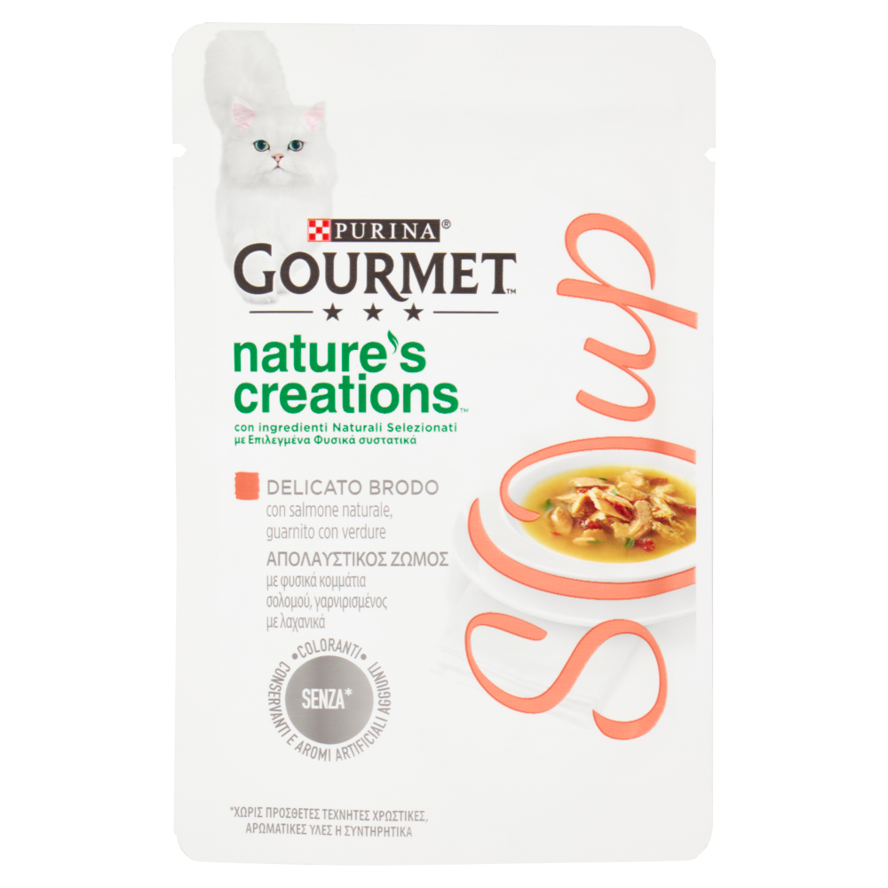PURINA GOURMET Nature's Creations Soup Salmone & Verdure 40g