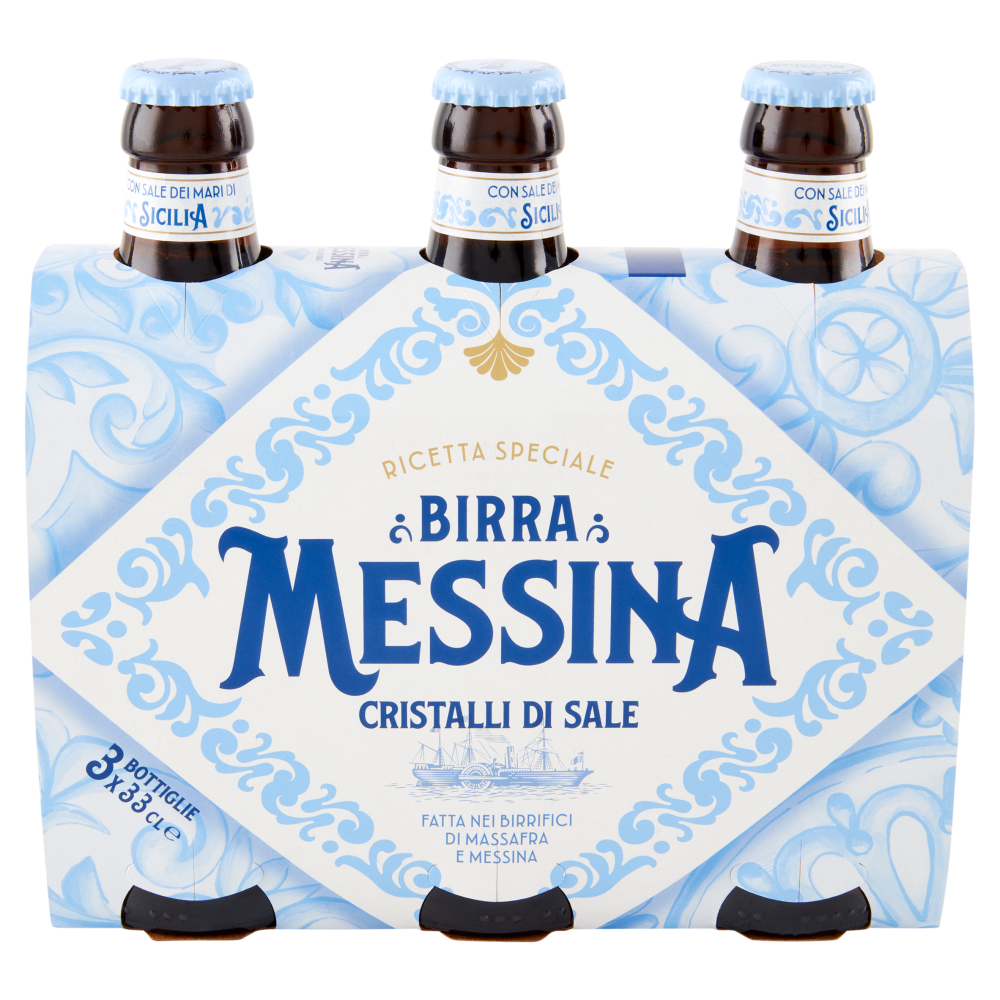 Birra Messina Cristalli di Sale 3 x 33 cl