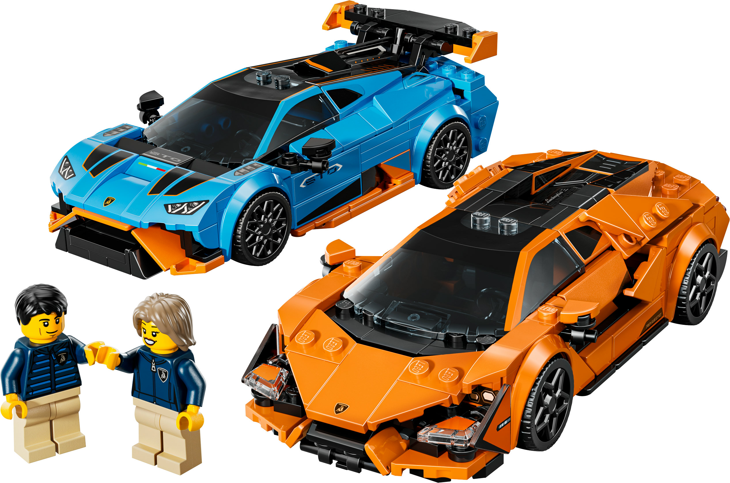 LEGO Speed Champions Lamborghini Revuelto e Huracán STO