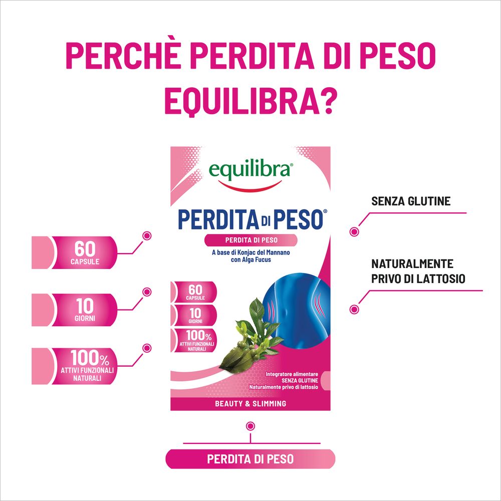 Equilibra Perdita di Peso 60 Capsule 41,7 g