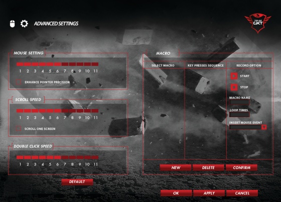 Trust 21186 mouse Gaming Mano destra USB tipo A Ottico 4000 DPI