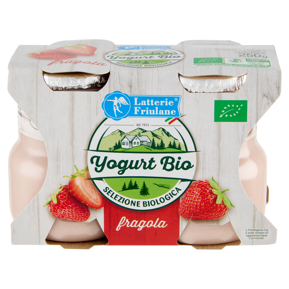 Latterie Friulane Yogurt Bio fragola 2 x 125 g