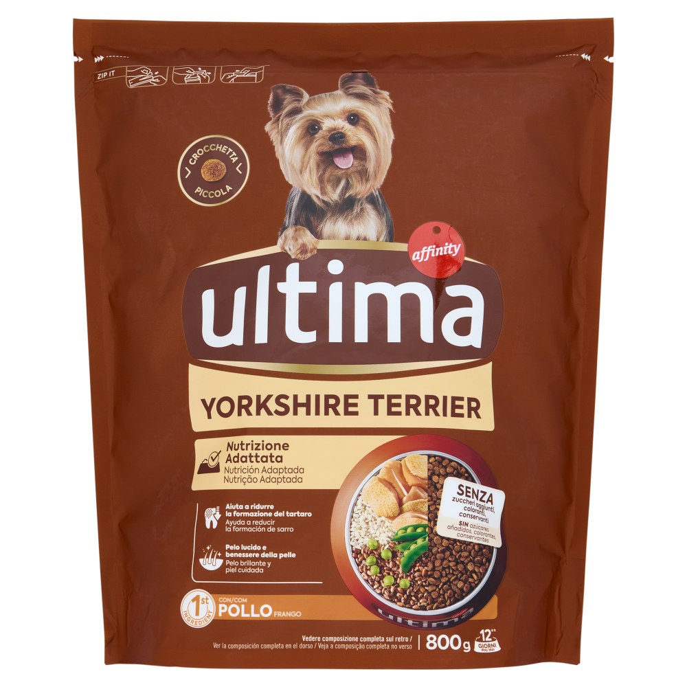 ultima Dog Yorkshire Terrier con Pollo 800 g