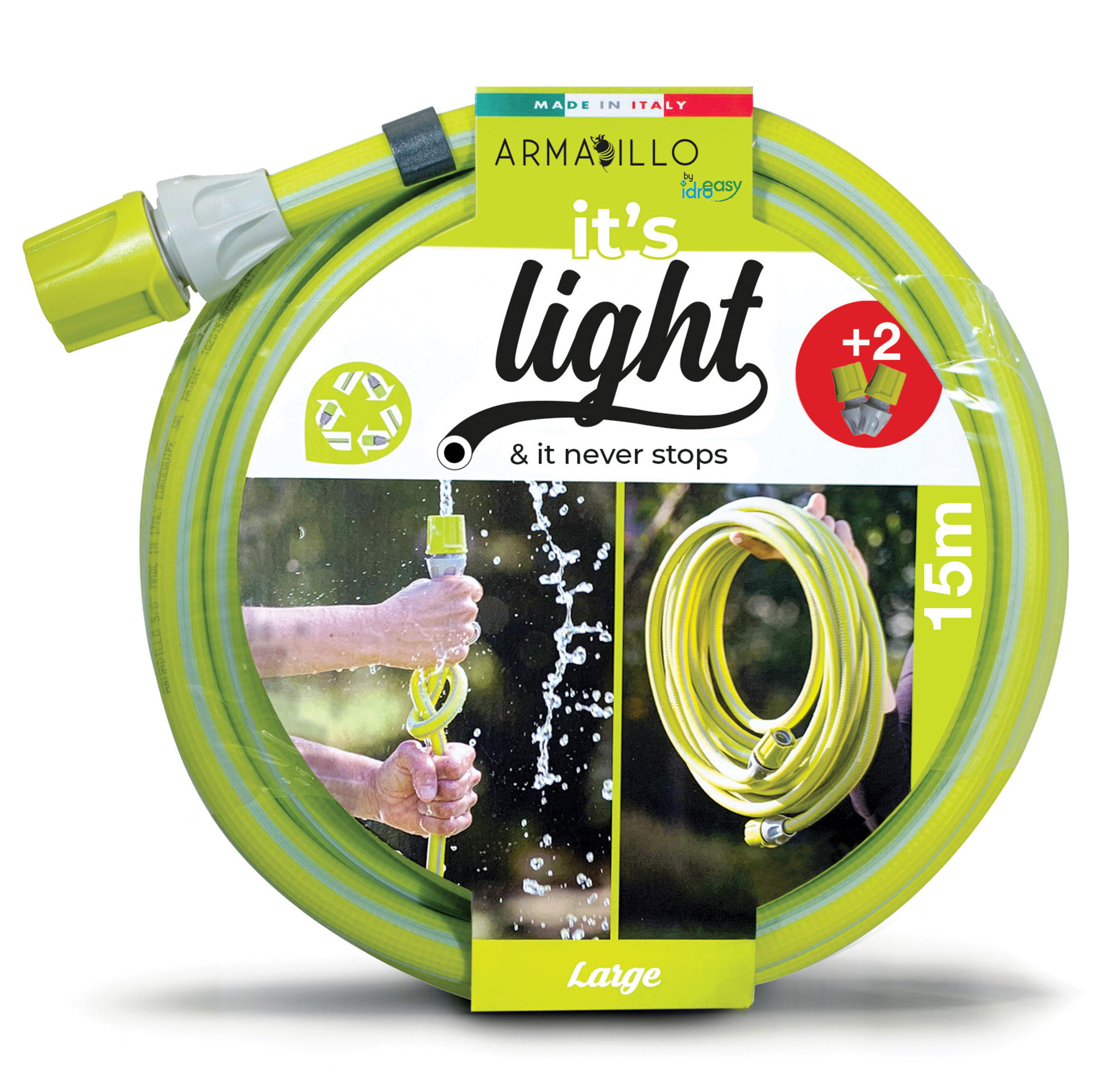 Idroeasy Kit 15 m tubo Armadillo 5/8" Superlight