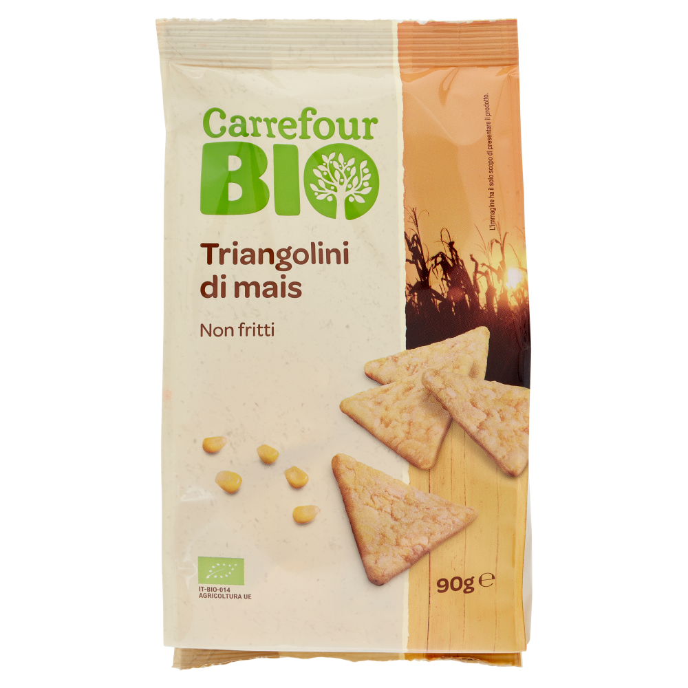 Carrefour Bio Triangolini di mais 90 g