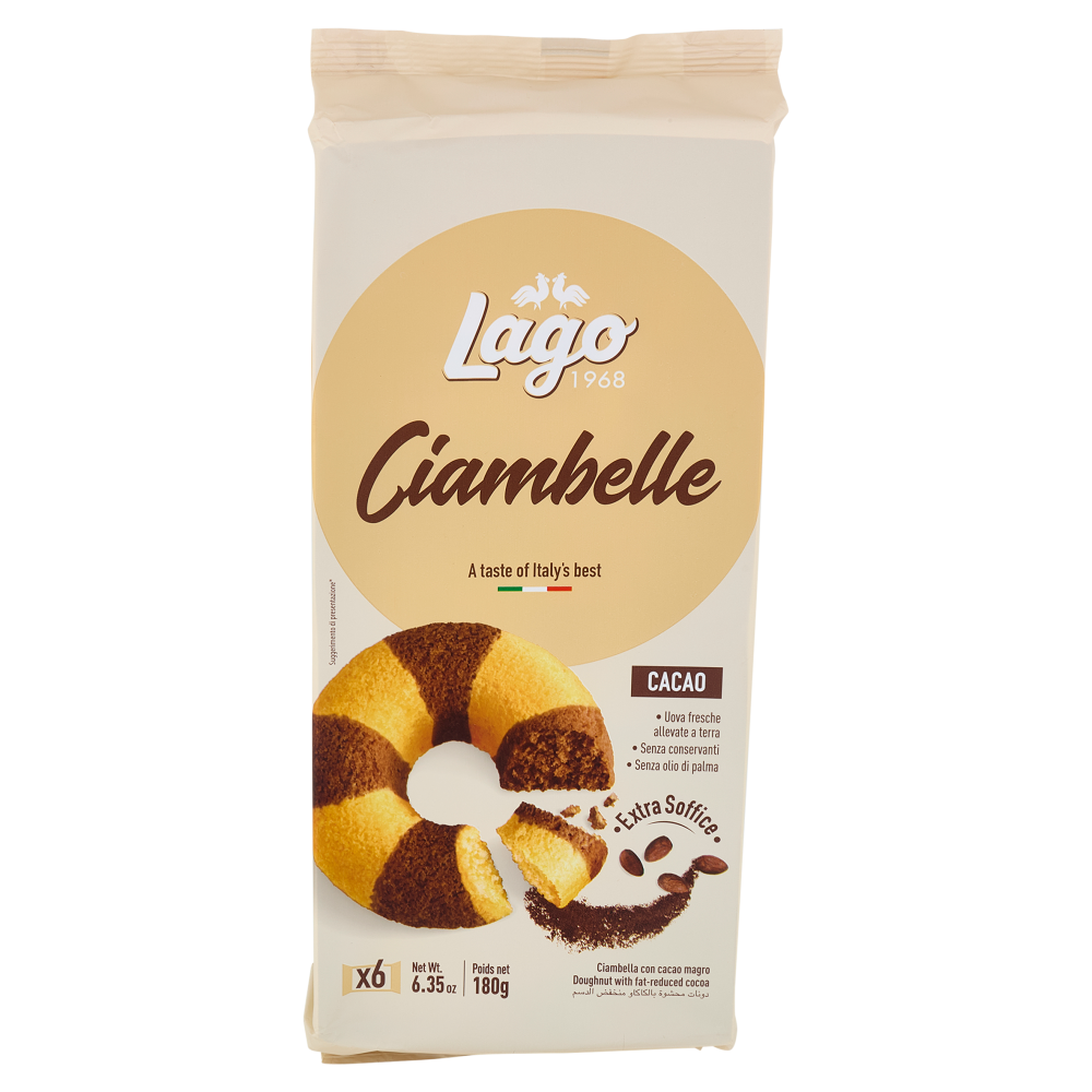 Lago Ciambelle Cacao 6 x 30 g
