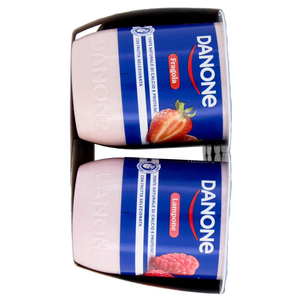 DANONE Yogurt Vellutato con Frutta Frullata, Fonte Naturale di Calcio e Proteine, 8x115g