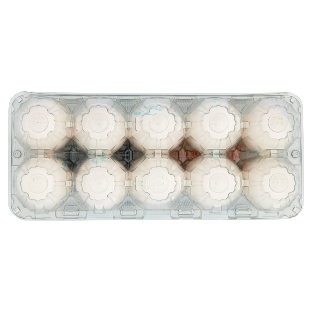 Simpl Uova Fresche da Galline Allevate a Terra 10 uova fresche di vario calibro 500 g