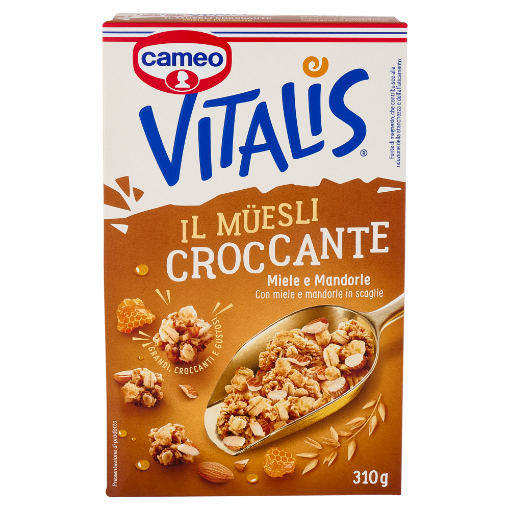 cameo Vitalis il Müesli Croccante Miele e Mandorle 310 g