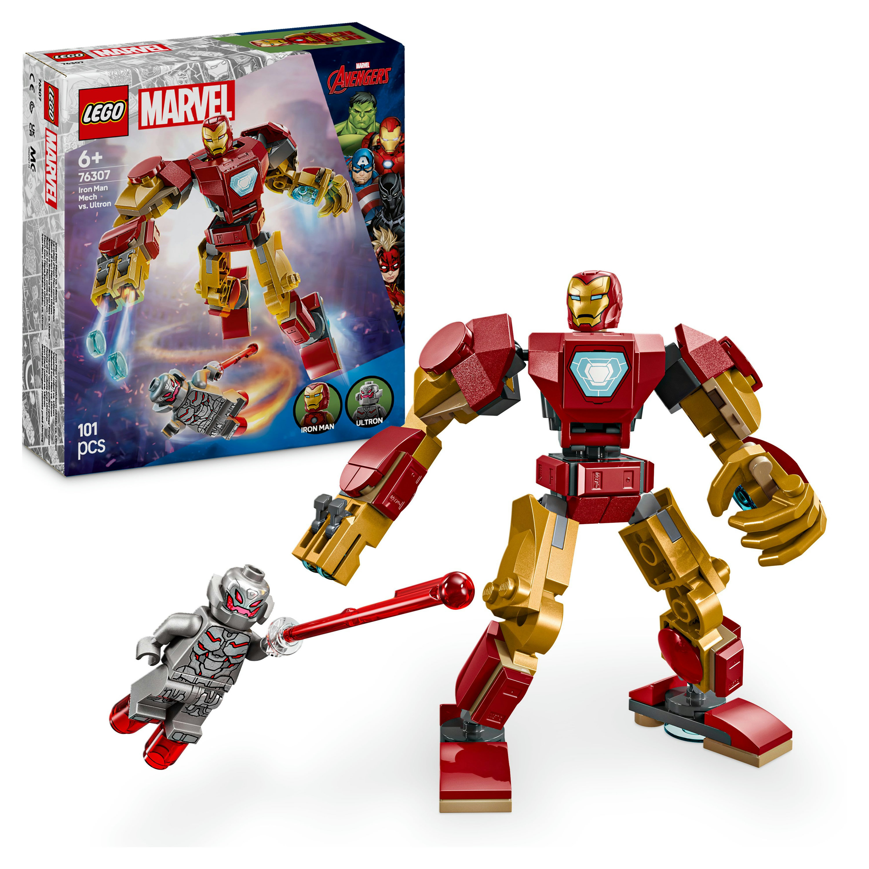 LEGO Mech di Iron Man contro Ultron
