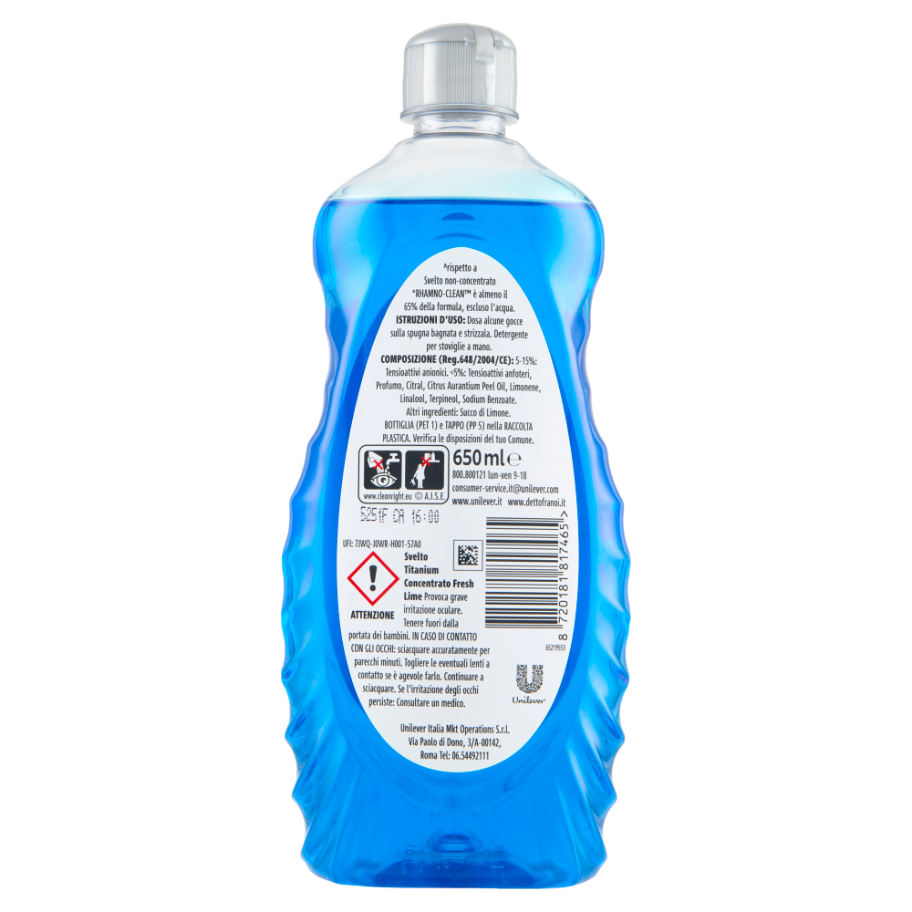 Svelto Titanium Concentrato Fresh Lime 650 ml