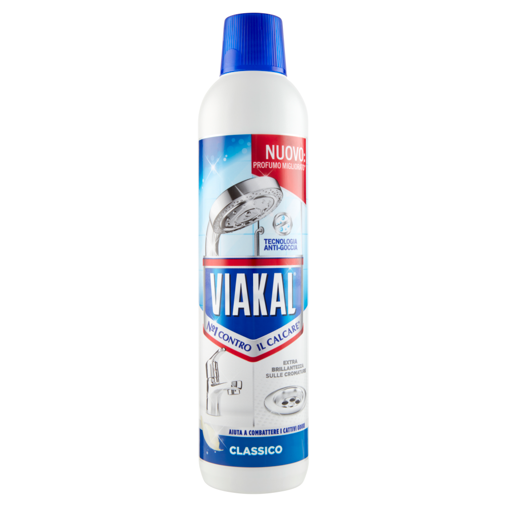 Viakal Detersivo Anticalcare Bagno e Cucina Classico Liquido 720 ml