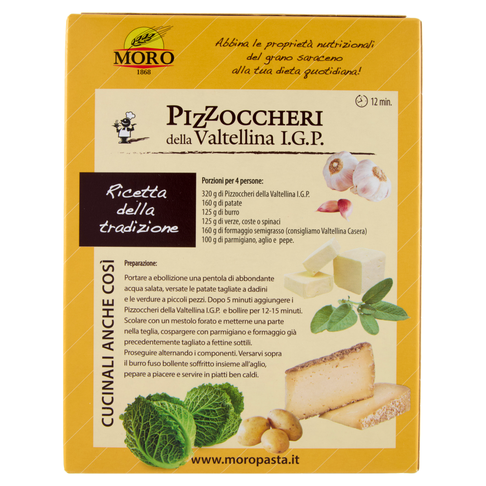 Moro Pizzoccheri della Valtellina I.G.P. 500 g