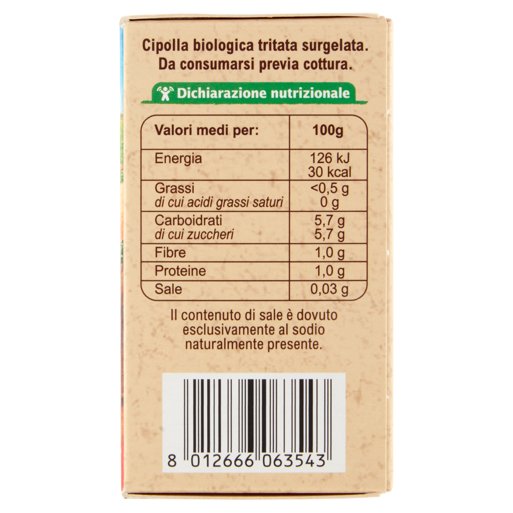 Carrefour Bio Cipolla tritata surgelata 150 g
